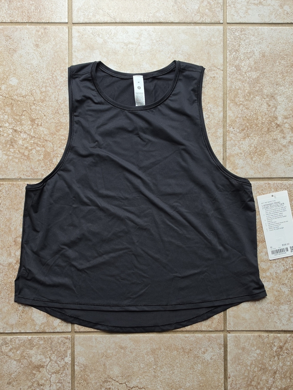 Lululemon Lightweight Waist-Length Runnong Tank